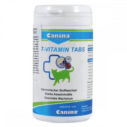Витаминный комплекс CaninaCat-Vitamin Tabs для кошек 50 г 100 табл.