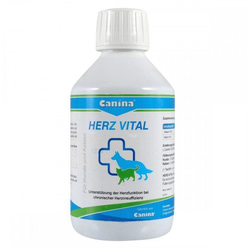 Минеральный комплекс Canina Herz-Vital для собак и кошек для поддержки сердца 250 мл