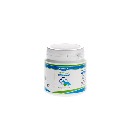 Витаминный комплекс Canina Petvital Biotin-Tabs для привередливых собак и кошек Биотин 100 г 50 табл.