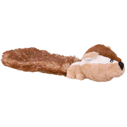 Игрушка Trixie Dangling Chipmunk для собак Бурундук с пискавкой и хвостом плюш 30 см