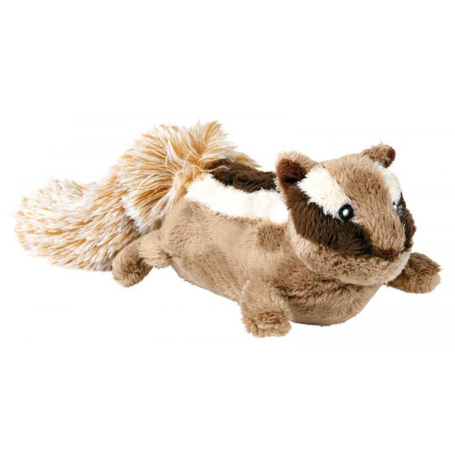 Игрушка Trixie Chipmunk для собак Бурундук с пискавкой плюш 28 см