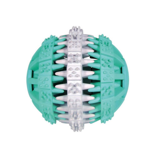 Игрушка Trixie Denta Fun для собак Мяч-катушка для чистки зубов с мятным вкусом резина 7 см