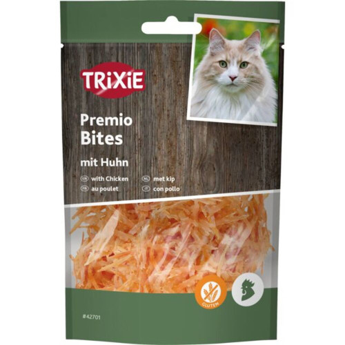 Лакомства Trixie Premio Chicken Filet Bites для кошек сушеное куриное филе 50 г