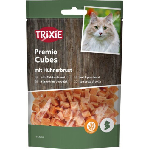 Лакомства Trixie Premio Chicken Cubes для кошек кубики с курицей 50 г