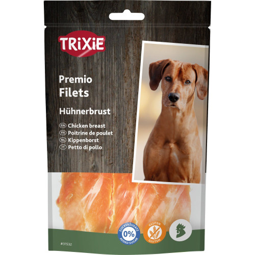 Лакомство Trixie Premio Chicken Filets для собак полоски из куриного филе 100 г
