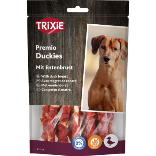 Лакомство Trixie Premio Duckies для собак косточки с уткой 100 г