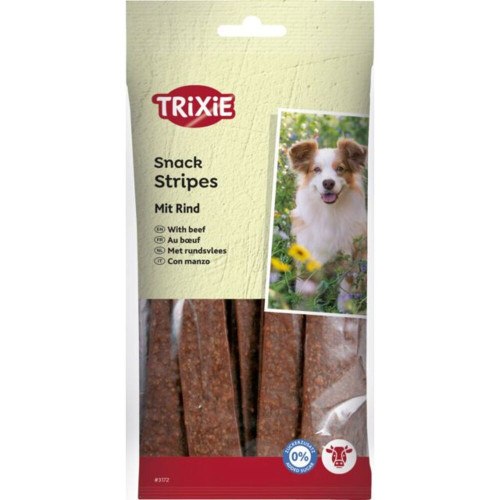 Лакомства Trixie Stripes with Beef для собак полоски с говядиной 100 г 10 шт