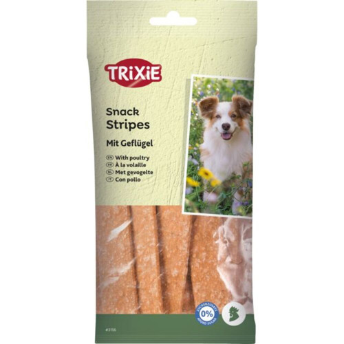 Лакомства Trixie Snack Stripes with Poultry для собак полоски с мясом домашних птиц 10 шт 100 г
