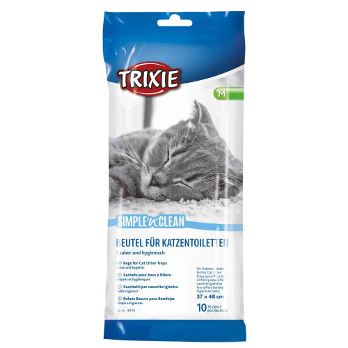 Пакеты Tixie для кошачьего туалета сменные М 48х37 см 10 шт/уп