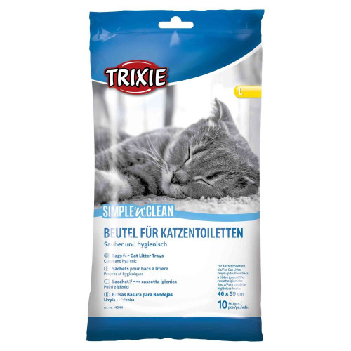 Пакеты Tixie для кошачьего туалета сменные L 59х46 см 10 шт/уп