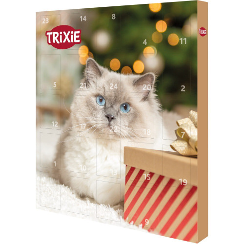 Адвент-календарь Trixie для кошек Рождественский с лакомством 30х34х3,5 см 24 ячейки