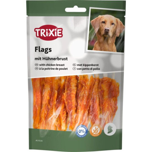 Лакомства Trixie Flags with Chicken Breast для собак Флажок с куриной грудкой 100 г