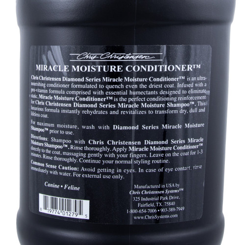 Кондиціонер Chris Christensen Miracle Moisture для собак та котів3,8л