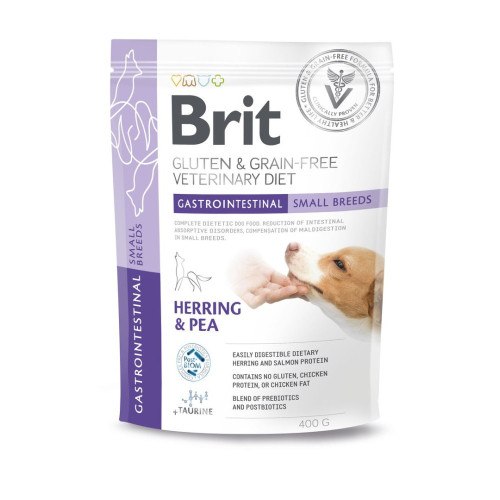 Корм сухий Brit VetDiet Dog Gastrointestinal Small Breeds для собак малих порід при проблемах з травленням з...