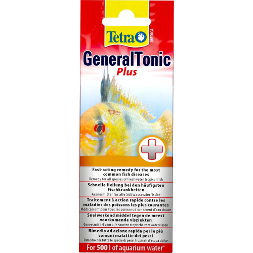 Засіб Tetra Medica General Tonic Plus для риб лікарський від бактеріальних та паразитарних захворювань 20 мл на 500 л