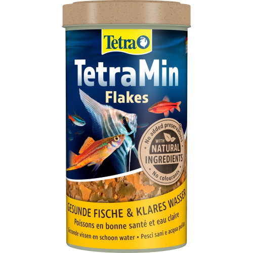 Корм Tetra Min Flakes для аквариумных рыбок хлопья 100 г /500 мл