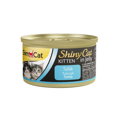 Корм влажный GimCat Shiny Kitten для котят з тунцом 70 г