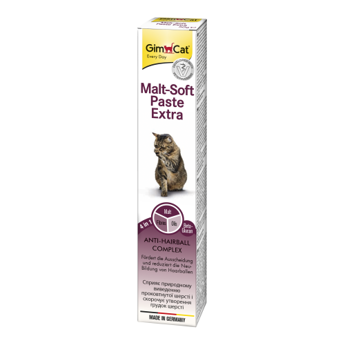 Паста GimCat Every Day Malt-Soft Paste Extra для котів для виведення шерсті зі шлунку 50 г