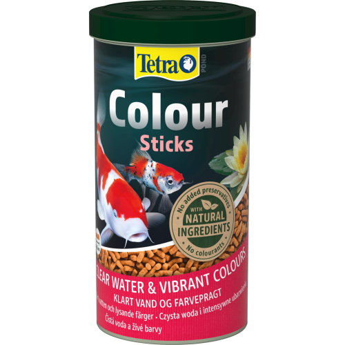 Корм Tetra Pond Colour Sticks для всіх ставкових риб для яскравості забарвлення палички 1 л