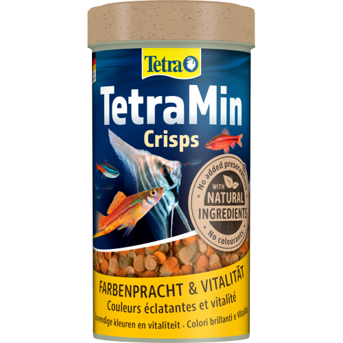 Корм Tetra Min Crisps для аквариумных рыбок чипсы 55 г / 250 мл