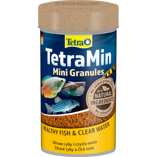 Корм сухий Tetra Min Mini Granules для акваріумних рибок в гранулах 45 г