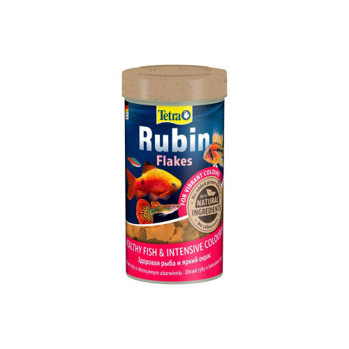 Корм Tetra Rubin Flakes для аквариумных рыбок для окраски хлопья 52 г/ 250 мл