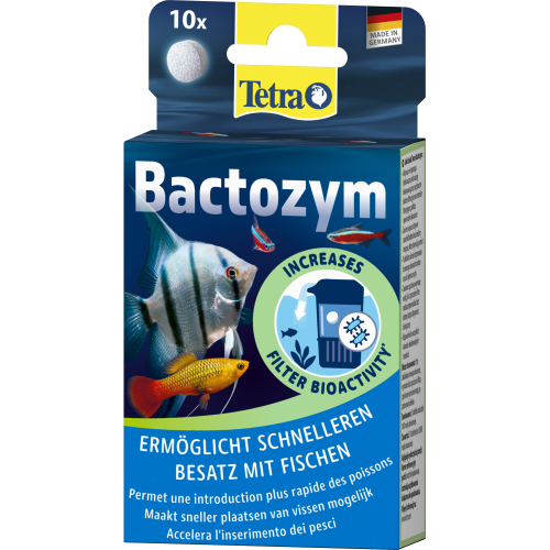 Средство Tetra Bactozym для аквариума для стабилизации биологического равновесия 10 таблеток на 1000 л