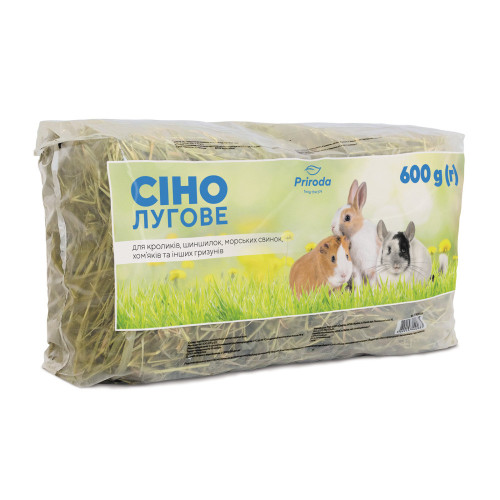 Сено луговое Природа для грызунов 600 г