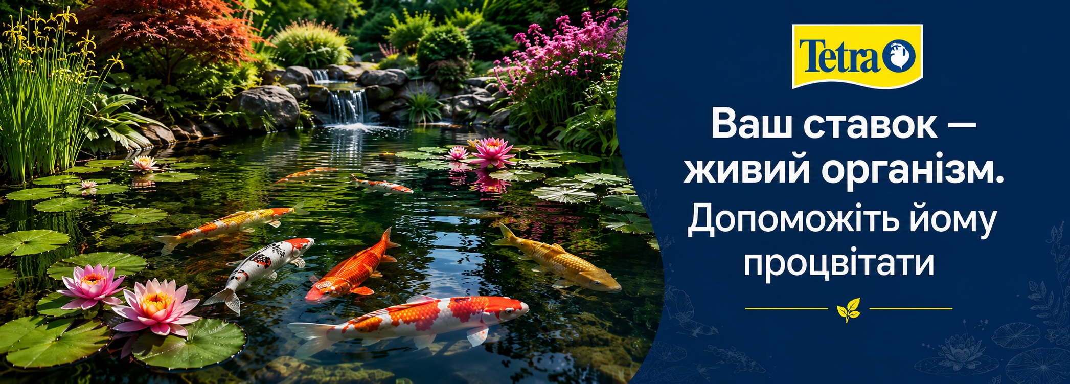 Tetra Pond — догляд за декоративним ставком