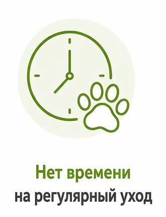 Нет времени на регулярный уход